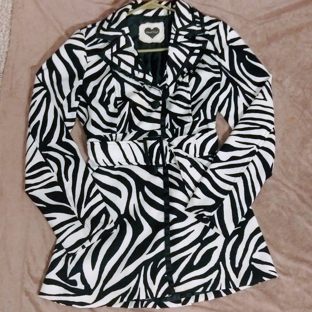 Women's Zebra Print Jacket